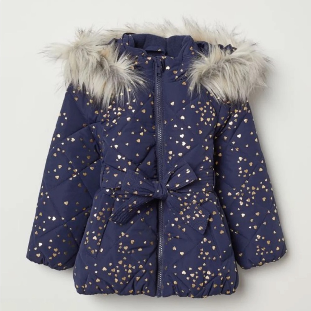 Toddler girl padded jacket